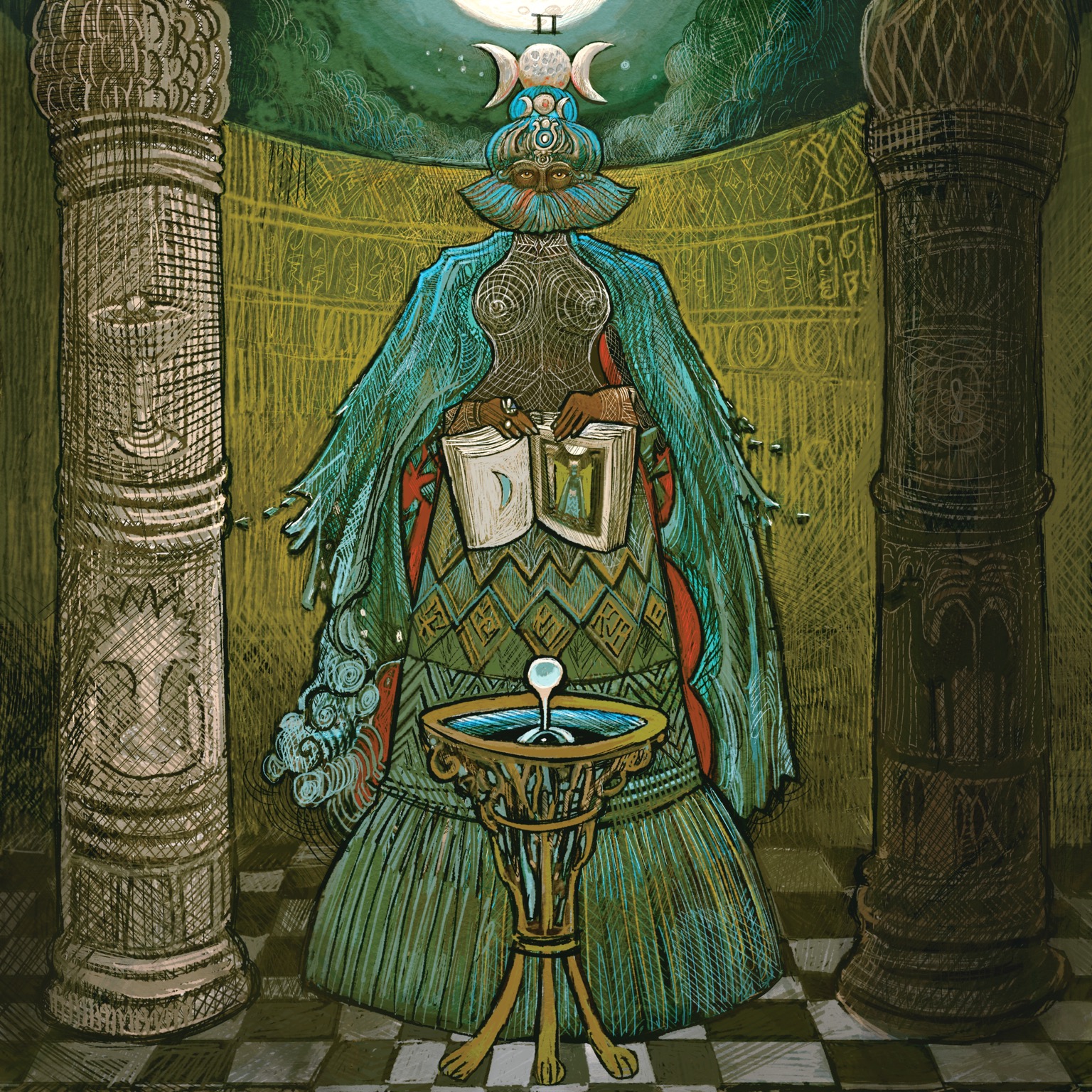 The Priestess from The Insight Tarot Deck