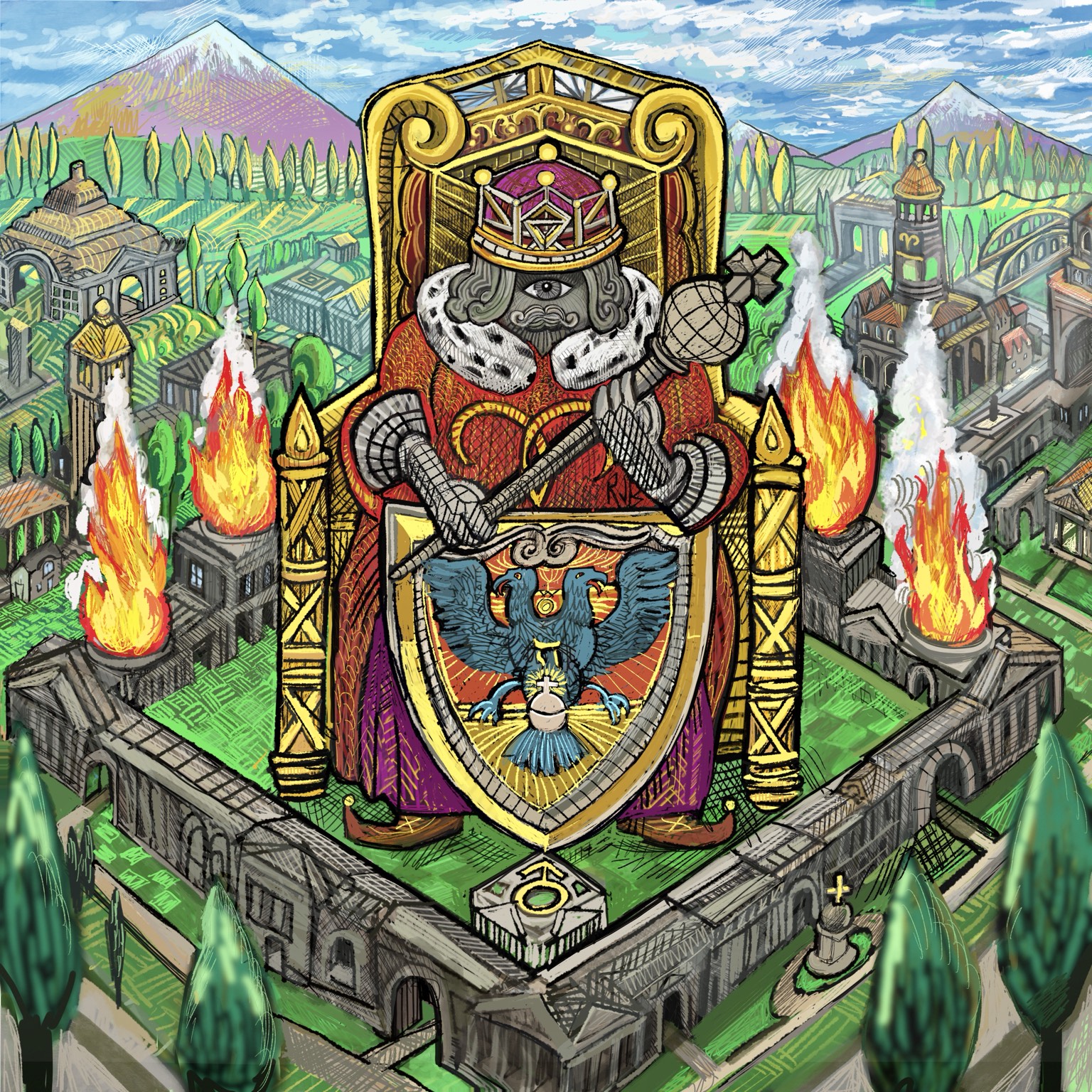 The Emperor from The Insight Tarot Deck