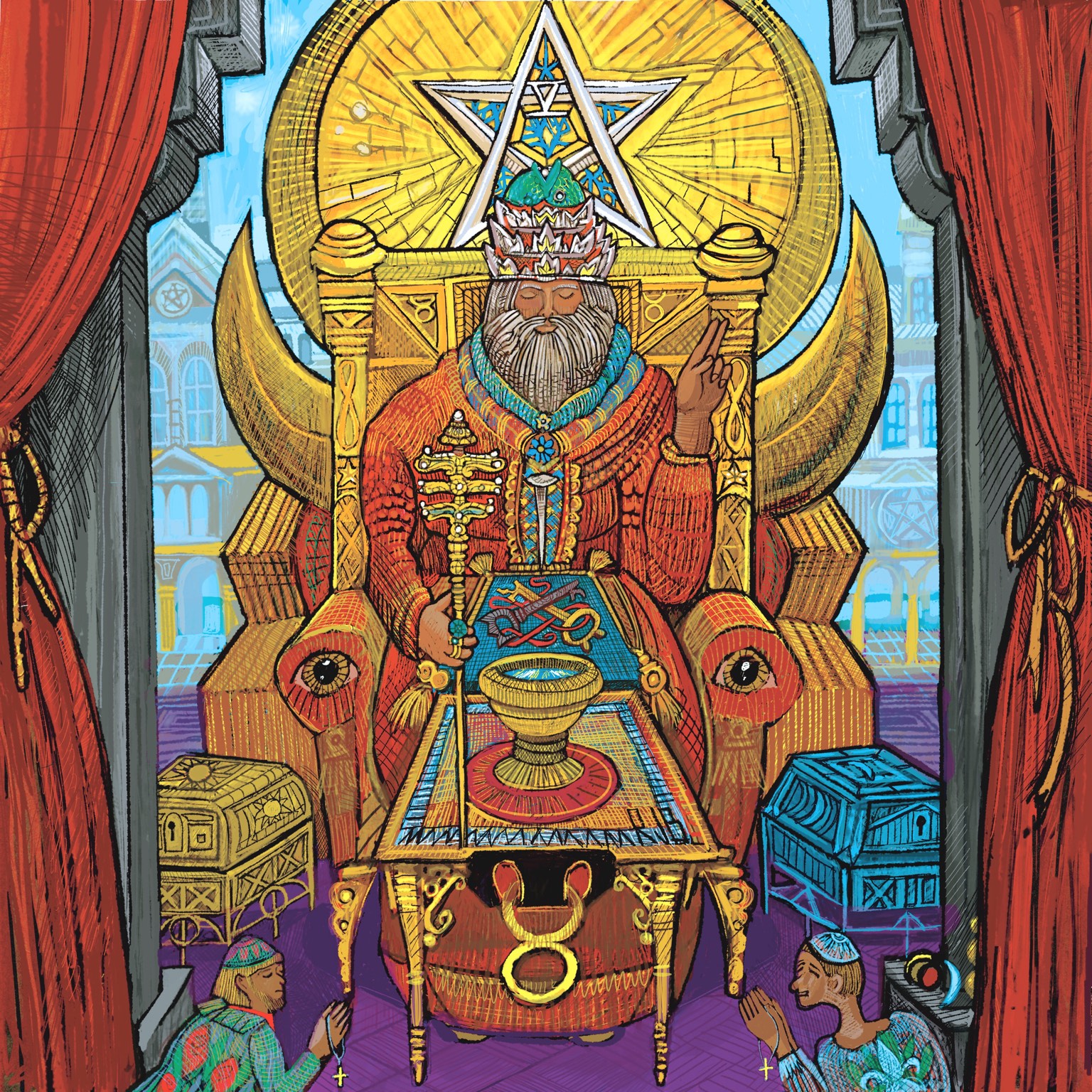 The Hierophant from The Insight Tarot Deck