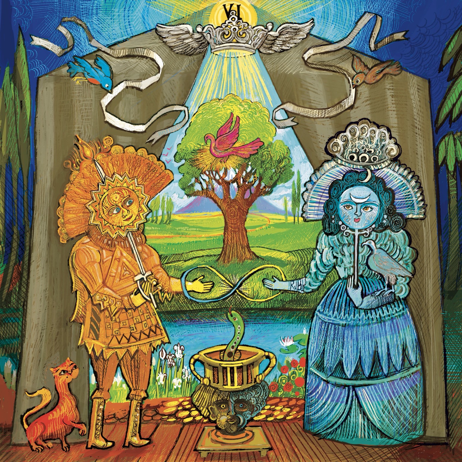 The Lovers from The Insight Tarot Deck