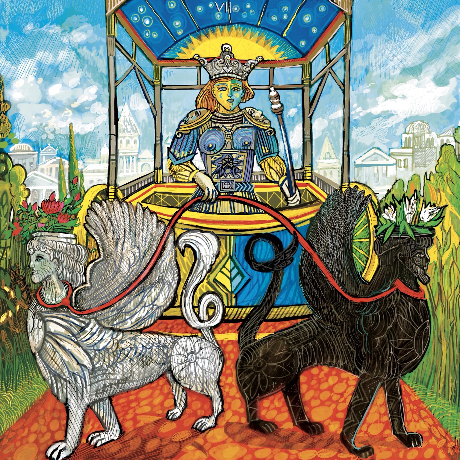 The Chariot from The Insight Tarot Deck