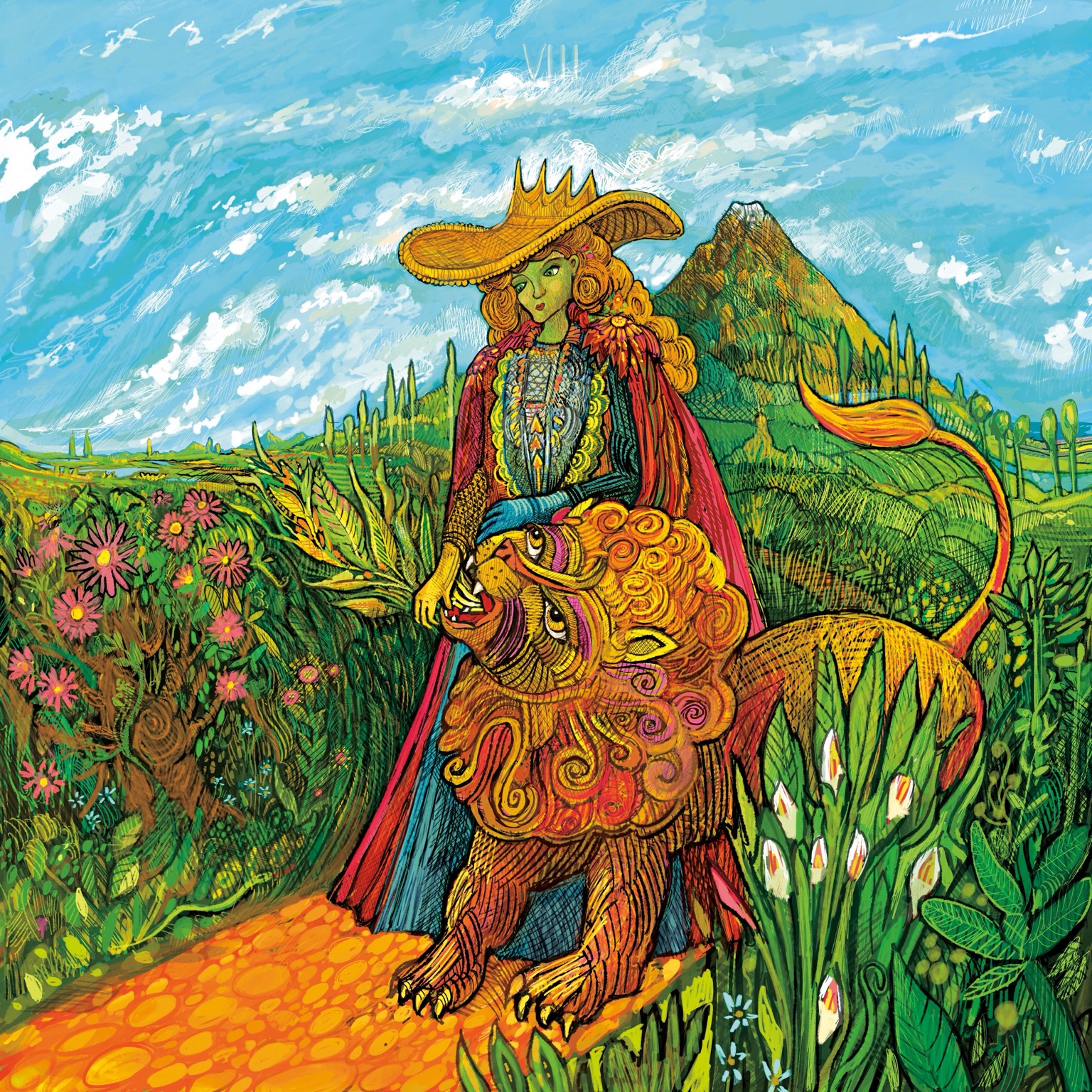 Strength from The Insight Tarot Deck