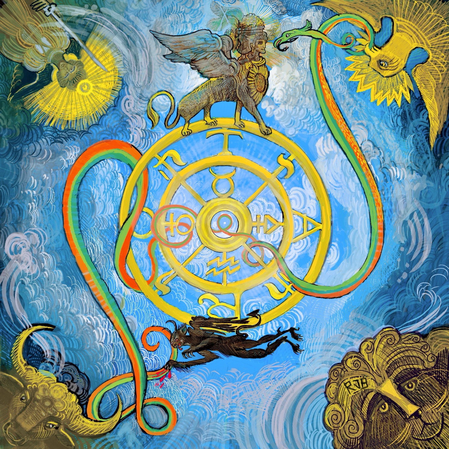The Wheel from The Insight Tarot Deck