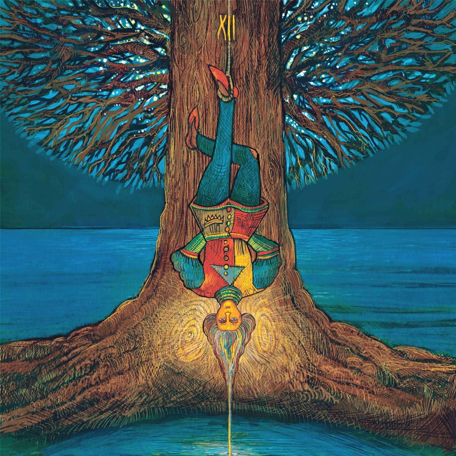 The Hanged Man from The Insight Tarot Deck