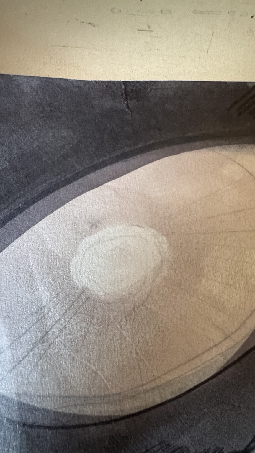 Small tear at the upper edge of the original drawing.